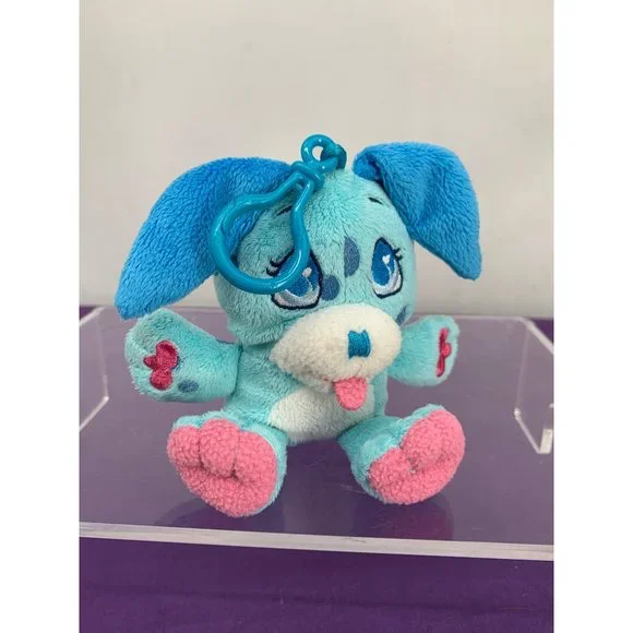 Wuggle Pets Toys Flawed Wuggle Pets Keychain Blue Puppy